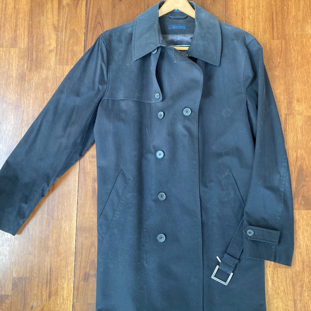 Material London mens blue trench coat (large)